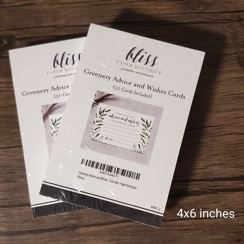 Advice and Wishes cards